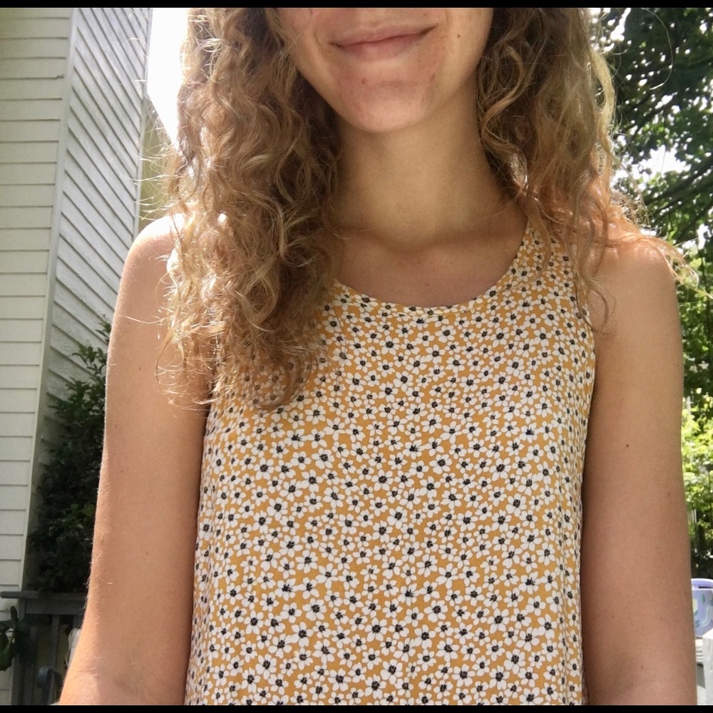 YELLOW FLOWER DRESS